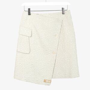 Versace Jeans Couture Quilted Wrap Skirt